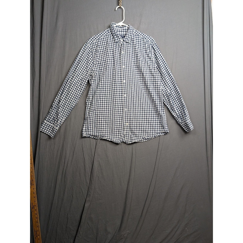 Gap‎ Mens Classic Fit Plaid Button Down Shirt Size Large